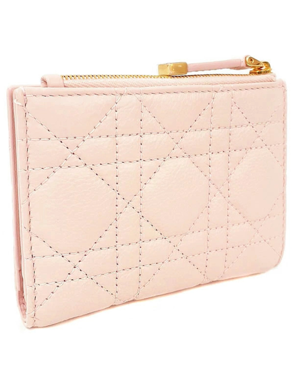 Christian Dior Caro Dahlia Wallet Bi fold Short - Picture 2 of 5